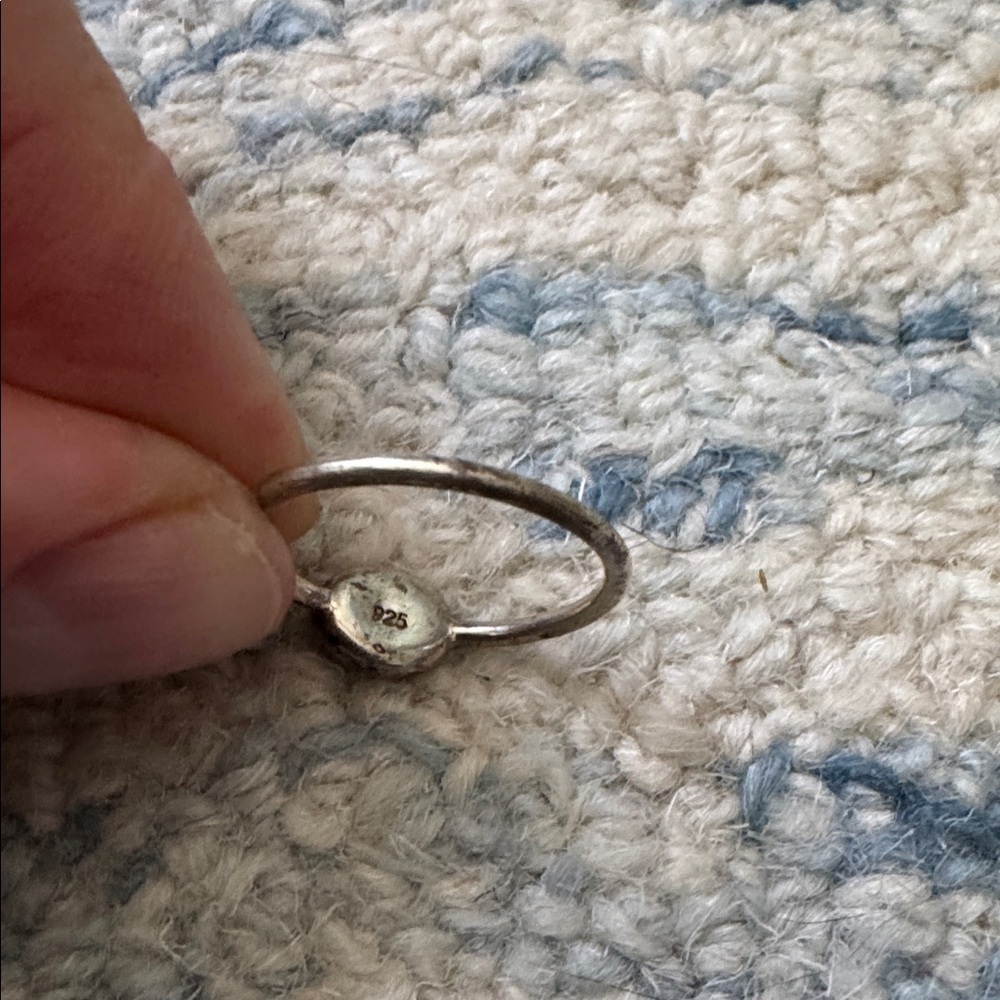 Elegant genuine Silver Ring with amethyst Gemstone 9 - Picture 4 of 4